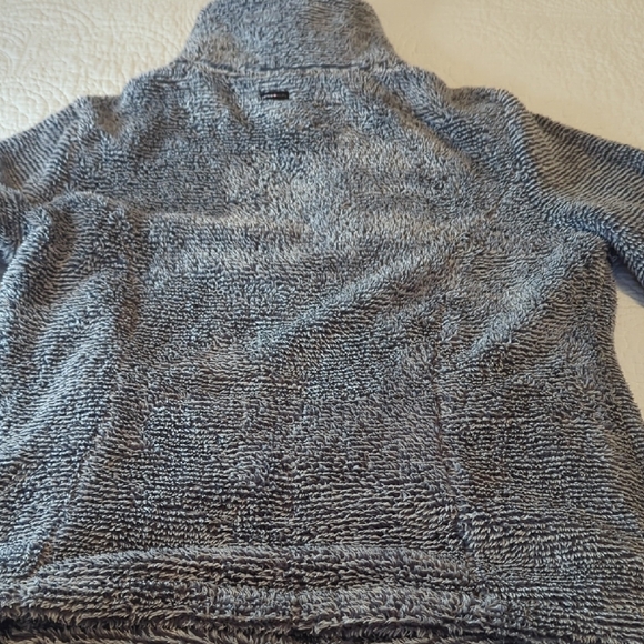 Swiss Alps Cozy Gray Sherpa Jacket Size Large - Picture 8 of 12